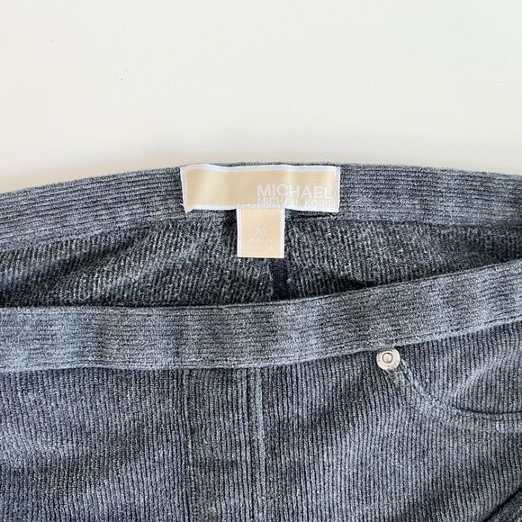 ❤️ MICHAEL MICHAEL KORS CORDUROY PULL ON‎ LEGGINGS / SLIM LEG PANTS, M - Picture 2 of 7